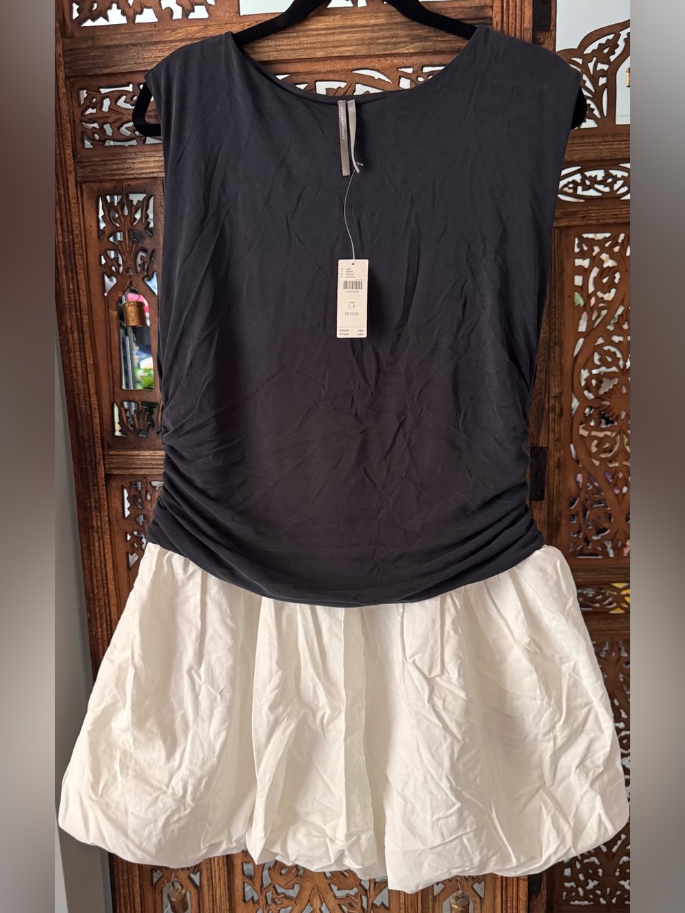 Anthropologie Black Sleeveless Top